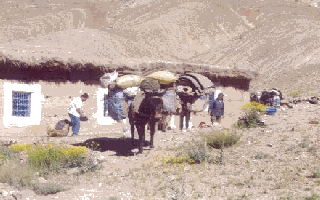 Morocco trek: village